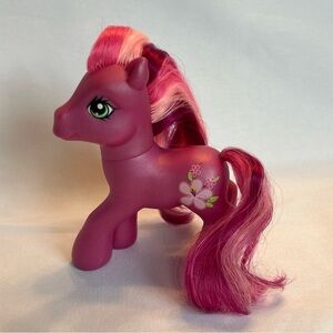 My Little Pony G3 Cheerilee 2007 Purple w Pink Purple Mane Flower Cutie Mark